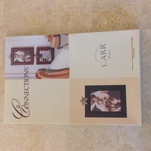 NWT! NIB! Carr Frames 5"x7" Connections Picture Frame Black Wood Gold Star